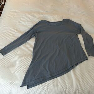 LULULEMON slate blue drop shoulder long sleeve
